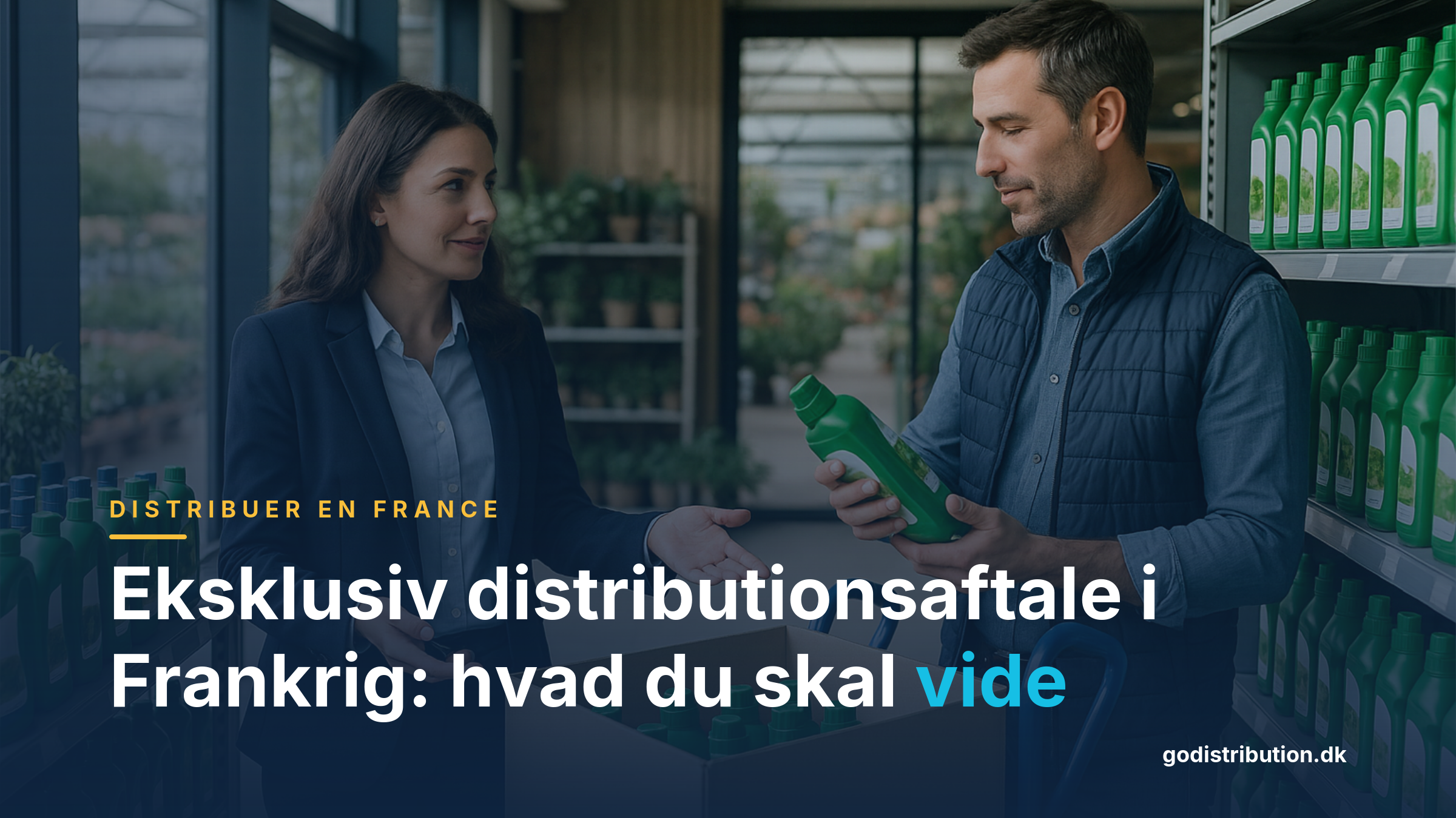 Eksklusiv distributionsaftale i Frankrig: hvad du skal vide